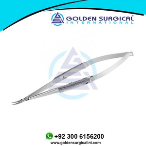 Porte-aiguilles Barraquer modèle court, mâchoires très délicates, droites, courbées, avec ou sans verrouillage - Product Image 3