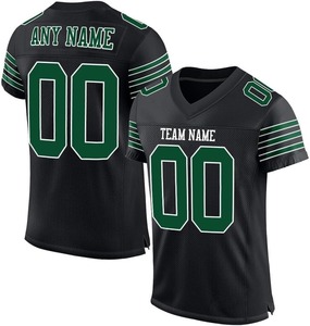 Camisetas de Fútbol Americano Personalizadas OEM 2026, Precio de Fabricante, Secado Rápido, Transpirables, Absorben la Humedad, Poliéster con Transferencia de Calor - Product Image 3