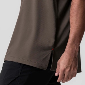 <b>100</b>% <b>Polyester</b> Dry Fit Men's Oversized T-<b>Shirt</b> Custom Gym Sports Tee Quick Dry Moisture Wicking 320g OEM ODM Wholesale - Product Image 4