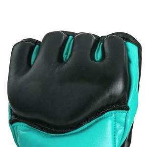 Gants d'entraînement MMA ergonomiques Sangle de poignet réglable en cuir PU antidérapant Rembourrage supplémentaire pour une utilisation unisexe Kick Boxing Arts martiaux - Product Image 5