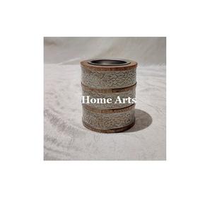 Quemador de Oud de Madera Mabkhara de la Mejor Calidad, Forma Redonda, Quemador de Dukhoon Mabkhars para Uso en el Hogar y Hoteles, para Aromatizar - Product Image 2