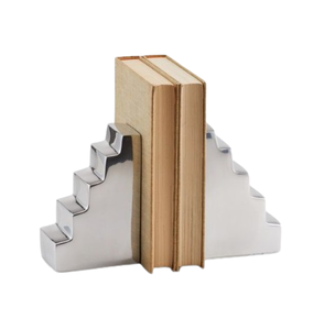 Serre-livres en or dernier style de décoration de table Statues en or Décoration de chambre moderne Support de livre en métal - Product Image 4