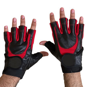 Gants de levage légers en cuir de mouton véritable sur mesure de haute qualité pour la salle de sport et le cyclisme unisexe respirant antidérapant - Product Image 5