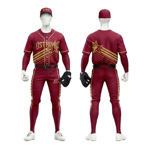 2026 New Design High Quality Adult <b>Baseball</b> Uniforms <b>Set</b> Custom Size with Printed Front Latest Style in Solid Color Breathable - Product Image 1