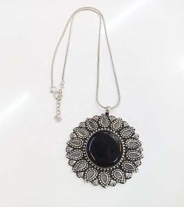 Nuevo colgante de cuentas de piedra de ágata de joyería personalizada Bohemia con hilo de trabajo para regalar cantidad a granel disponible - Product Image 1