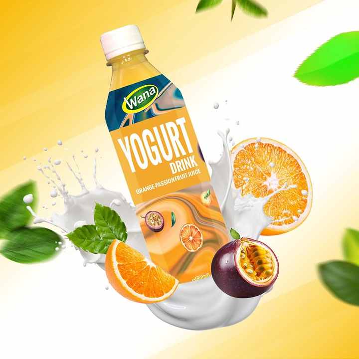 OEM/Private Label Yogurt Drink With Lychee Chocolate Coffee Grain Flavors in 500ml PET Bottle for Adults and Children