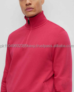 2024 OEM & ODM High Quality <b>Men's</b> Custom Factory <b>Half</b>-Zipper <b>Sweatshirts</b> for <b>Men</b> Cotton Hoodies with Mock Neck <b>Zip</b>-Up - Product Image 6