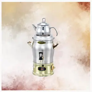 Oro Samovar acqua calda acqua acqua acqua acqua urna macchina per il tè urna
