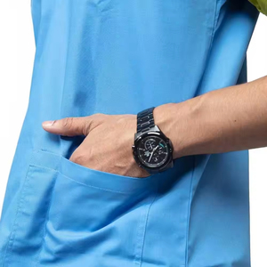 Derniers ensembles de tenues médicales personnalisables de haute qualité pour femmes et hommes, confortables, en tissu peigné, pour hôpital - Product Image 6