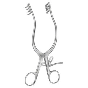 ANDERSON ADSON 190 mm 7.12 \ "Rétracteur manuel 4x4 dents en acier Instruments chirurgicaux vétérinaires à cliquet inclus - Product Image 4