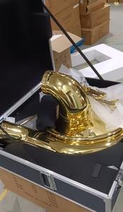 Sousáfono de Latón, Instrumento de Viento de Banda de Latón con Bajos Potentes, Trompa de Banda, Tuba de Bajos, Instrumento de Viento de Latón - Product Image 3