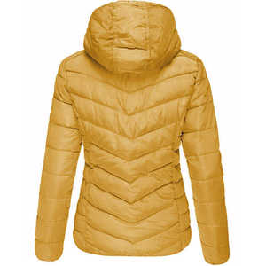 Blouson d'hiver rembourré en coton/nylon de haute qualité pour femmes, imperméable, col montant, taille plus disponible, toutes les couleurs, doublure en laine - Product Image 4
