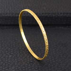 Brazalete de apertura de bisagra de alta calidad para mujer, brazalete con revestimiento de oro de 18 quilates para mujer y Dama - Product Image 5