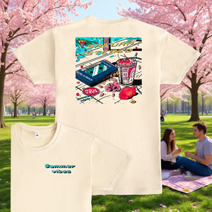 T-Shirt Promozionali Sakura Stereo: Design Elegante e Accattivante per Massima Visibilità - Product Image 3