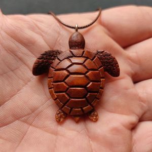 BOOST <b>NECKLACES</b> FOR WOMEN MEN NATURAL <b>LARGE</b> BOHO TRIBAL SONO WOODEN <b>Pendant</b> on Adjustable Cord Handmade <b>Necklace</b> - Product Image 3