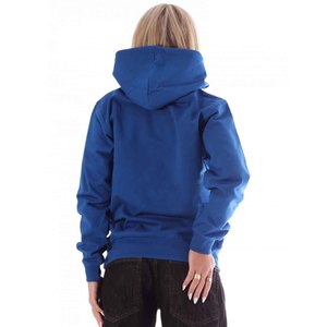 Sweat-shirt à capuche bleu de haute qualité pour homme, 100% coton molletonné, coupe décontractée, couleur unie, avec poche, idéal pour l'automne - Product Image 6