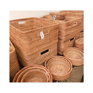 BEST SELLER New Woven <b>Rattan</b> <b>Basket</b> from Blue Lotus for Laundry and Fruit Display Top Grade Material, Ready Stock. - Product Image 3