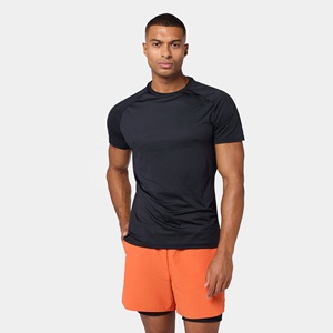 Camisetas Deportivas para Hombre, Corte Ajustado, Transpirables, 180g, Algodón y Elastano, Secado Rápido, Color Sólido - Product Image 2