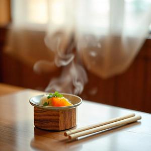 Palillos de madera ligeros de primera calidad, agarre suave y cómodo, utensilios ecológicos reutilizables para sushi y fideos - Product Image 1