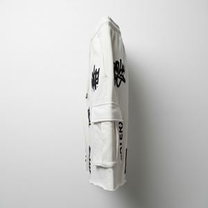 Shorts cargo personnalisés en polyester/nylon pour femmes, logo imprimé en relief, streetwear, coupe régulière, délavé, décontracté, taille haute, cordon de serrage - Product Image 3