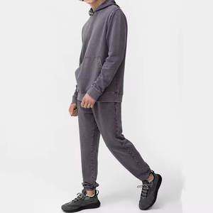 ชุดวอร์มสำหรับผู้ชายซักด้วยกรดสวมใส่สบายและระบายอากาศได้ดีเหมาะสำหรับชุดลำลองชุดลำลอง - Product Image 1