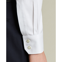 Kemeja Formal Pria Lengan Panjang 100% Katun Slim Fit Bernapas Anti-Pilling Kemeja Kantor Bisnis Profesional Kerja Sehari-hari