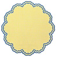 Set de table en lin de style européen de luxe, broderie audacieuse, couleur et logo personnalisables, réutilisable, lavable, pour mariage, banquet, dîner