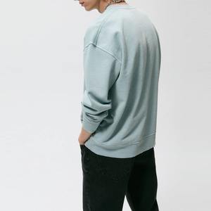 สเวตเชิ้ตแบบสั่งตัดได้สำหรับผู้ชายสเวตเชิ้ตคอกลมแบบสวมหัวเปิดไหล่ตกเสื้อโอเวอร์ไซส์ลำลองสำหรับผู้ชาย - Product Image 3