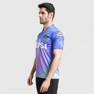 Maillots de football respirants en polyester Multan Sultans, style américain, tenue extérieure pour enfants, taille XL, ensemble complet avec technique de sublimation - Product Image 3