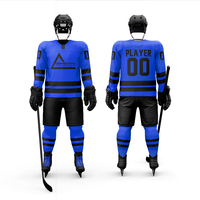 Camisetas de Hockey sobre Hielo Personalizadas, Uniformes de Equipo Sublimados en Poliéster/Algodón, Fabricante Mayorista OEM ODM, Suaves y Transpirables, 220g