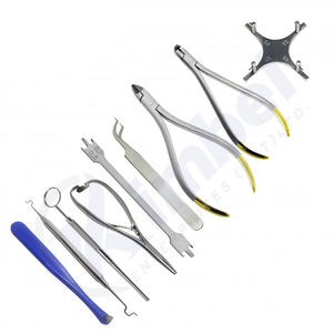 Juego de implantes quirúrgicos de ortodoncia Dental de 9 piezas de alta calidad, manual de acero inoxidable de alta calidad, agarre ergonómico aprobado por CE - Product Image 1