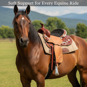 Selle de cheval anglaise professionnelle | Cuir durable, ajustement sûr et confort supérieur pour le dressage, le saut et la scolarité - Product Image 2