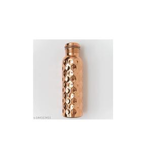 Incroyables bienfaits pour la santé Bouteille d'eau en cuivre pur 100% Qualité standard Vente personnalisée Bouteille en cuivre Marteaux Bouteille en cuivre Utilisation - Product Image 2