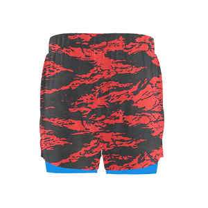 Custom Wholesale Oem Sublimated Judo Nogi Bjj <b>Shorts</b> <b>Short</b> Gym 2 in 1 <b>Hybrid</b> Mma <b>Shorts</b> for Men 2 Double Layer <b>Shorts</b> - Product Image 3