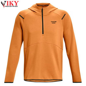 Half Zipped Neck <b>Long</b> Sleeve Hoodie With <b>Short</b> Activewear Set, in Different Color Available <b>Men</b> Track Set - Product Image 4