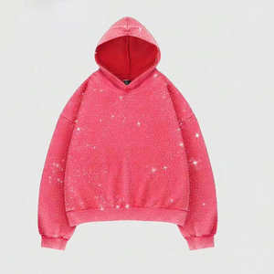 Prix raisonnable, qualité supérieure, sweat-shirts basiques pour hommes, strass, légers, respirants, sweat-shirts pour hommes avec strass - Product Image 3