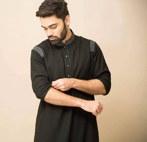 Luxury <b>Men's</b> Salwar <b>Kameez</b> Traditional Pakistani Clothing Made from Cotton Fabric - Product Image 1