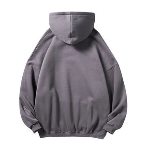 Alta calidad 500gsm Heavyweight Pullover Hoodie French Terry Hoodies Drop Shoulder Heavy Oversized Men Hoodies - Product Image 4