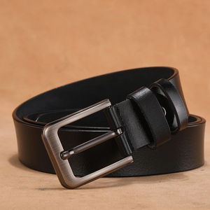 Top Quality Leather <b>Belt</b> for <b>Men</b> Wholesale Fashion Casual Adjustable Alloy Pin <b>Buckle</b> <b>Belt</b> Genuine Leather <b>Belts</b> From Pakistan - Product Image 6