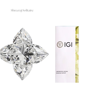 Diamante Cultivado en Laboratorio, Corte Estrella, Facetado, Certificado IGI, Color DEF, Claridad VVS/VS, Diamante Suelto para Joyería - Product Image 3