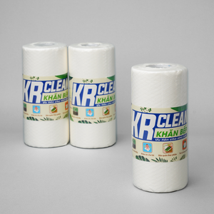 Krclean Lingettes de nettoyage de cuisine réutilisables 50 feuilles de serviettes blanches écologiques pour l'élimination de l'huile et des taches durables et sûres à utiliser - Product Image 5