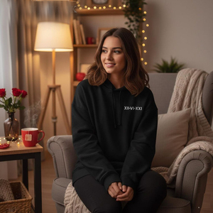 Sweat-shirt à capuche surdimensionné en molleton bouclette 100 % coton épais, personnalisable, avec poche brodée – Indispensable pour l'hiver – Vente en gros - Product Image 4