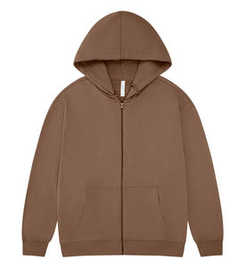 450gsm surdimensionné à la mode hommes fermeture éclair à capuche fabricant de hommes personnalisés 100% coton tissu sweats à capuche pour hommes - Product Image 6