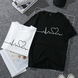 เสื้อยืดสำหรับผู้หญิงพิมพ์ลายสกรีนผ้าฝ้ายออร์แกนิคเสื้อยืดพิมพ์ลายกราฟิกสำหรับ100% - Product Image 6