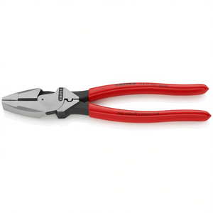 For Knipex American <b>Style</b> Lineman's Pliers Black Atramentized Handles with Non-Slip Plastic Coating <b>Head</b> Polished - Product Image 3
