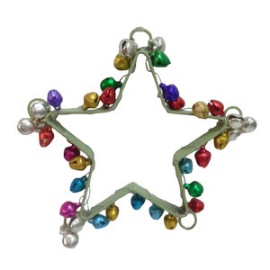 Maison et décoration de Noël artisanat fait à la main fer/perles suspendus papillon tenture murale décor nickelage - Product Image 3