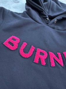 Sweat à capuche vintage personnalisé et pantalon évasé ensemble deux pièces survêtement brodé en chenille survêtement délavé à l'acide pour hommes - Product Image 2