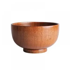 Tazón de Madera de Mango Ecológico, Biodegradable, Hecho a Mano, con Acabado Natural, Moderno, para Servir Ensaladas, Frutas y Decoración del Hogar - Product Image 3