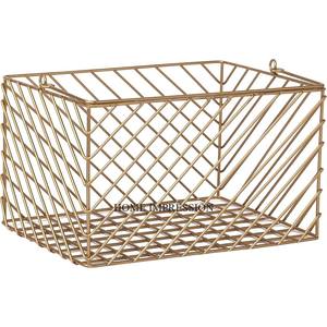 Contenedor de almacenamiento de diseño de lujo único hecho con alambre de metal resistente, suministros de utensilios de cocina a un precio impresionante de proveedor indio - Product Image 1