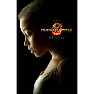Modern Style the Hunger Games <b>Poster</b> Featuring Rue for Wall Decor - Product Image 1